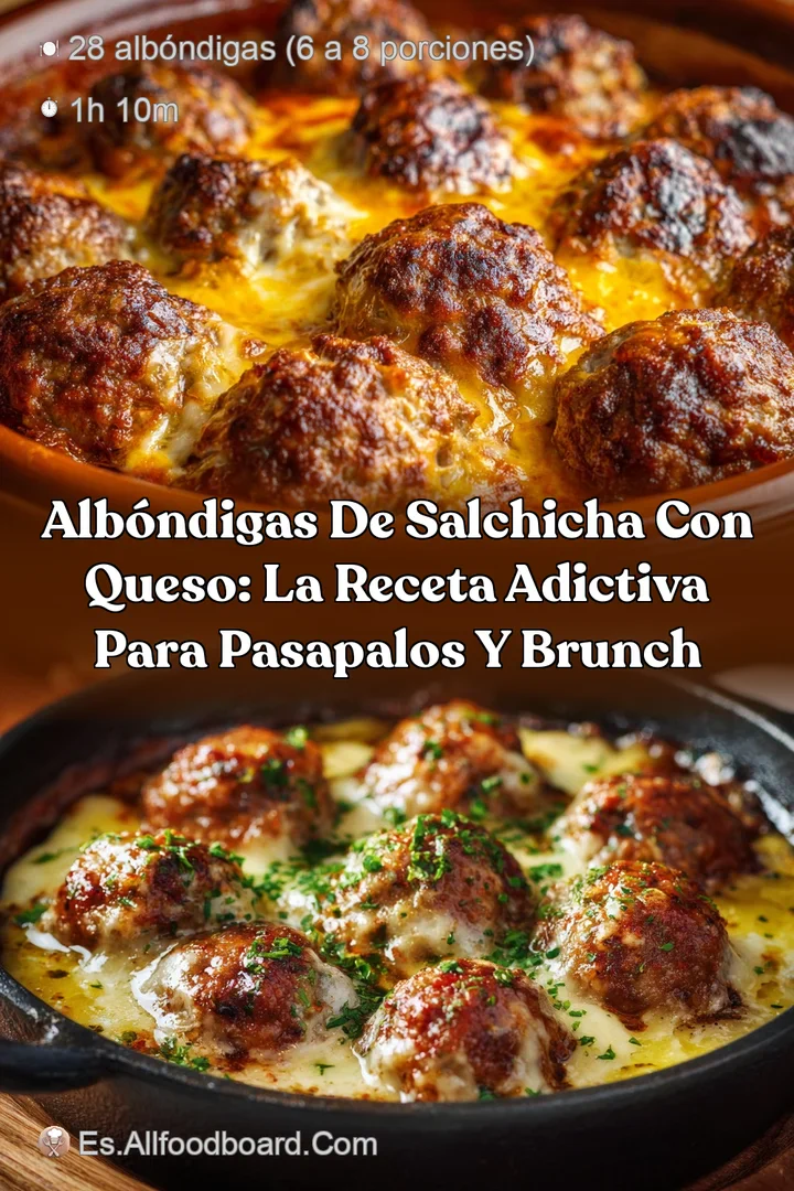 Alb&oacute;ndigas de salchicha con queso: La receta adictiva para Pasapalos y Brunch