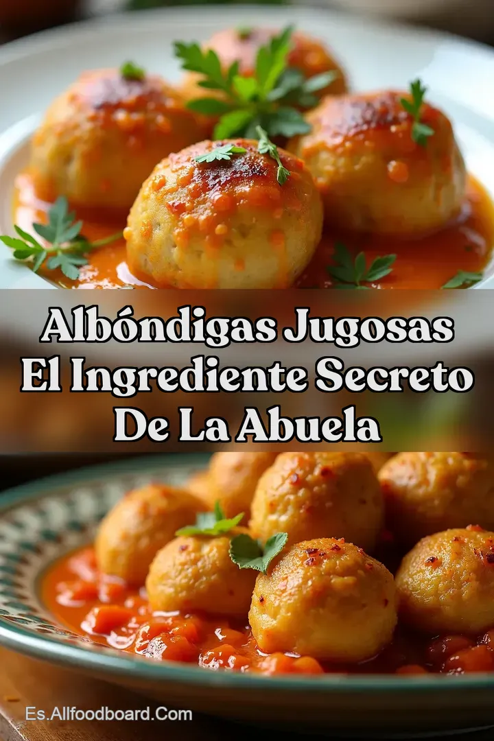 Alb&oacute;ndigas Jugosas El Ingrediente Secreto de la Abuela