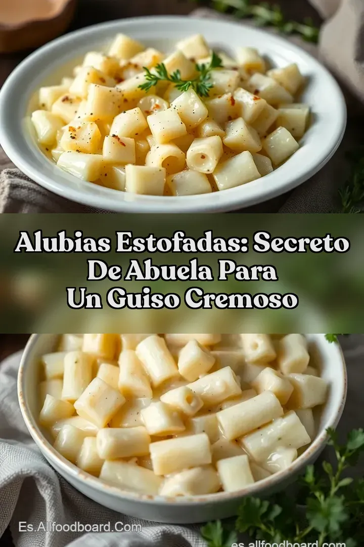 Alubias Estofadas: Secreto de Abuela para un Guiso Cremoso