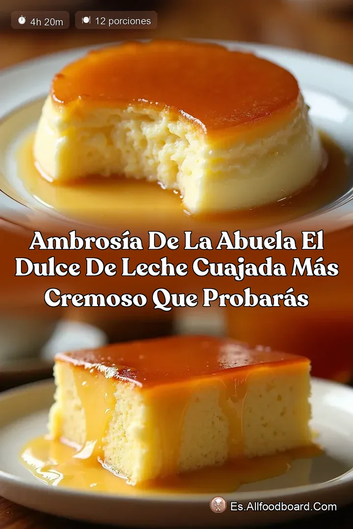 Ambros&iacute;a de la Abuela El Dulce de Leche Cuajada M&aacute;s Cremoso que Probar&aacute;s