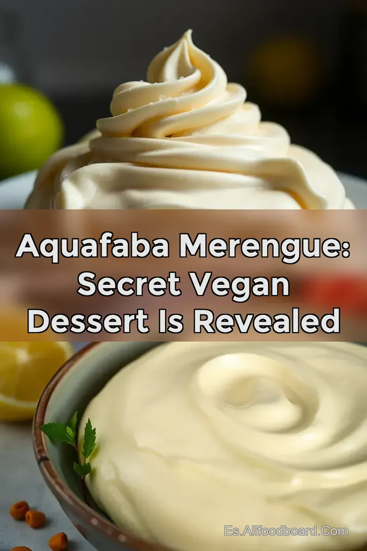 Aquafaba Merengue: Secret Vegan Dessert is Revealed