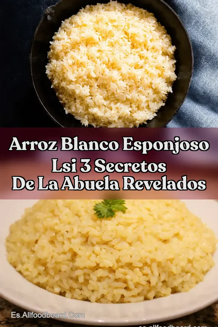 Arroz Blanco Esponjoso LSI 3 Secretos de la Abuela Revelados