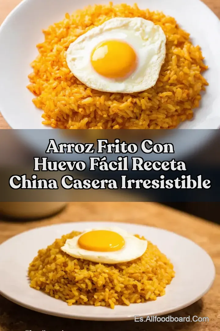 Arroz Frito con Huevo F&aacute;cil Receta China Casera Irresistible
