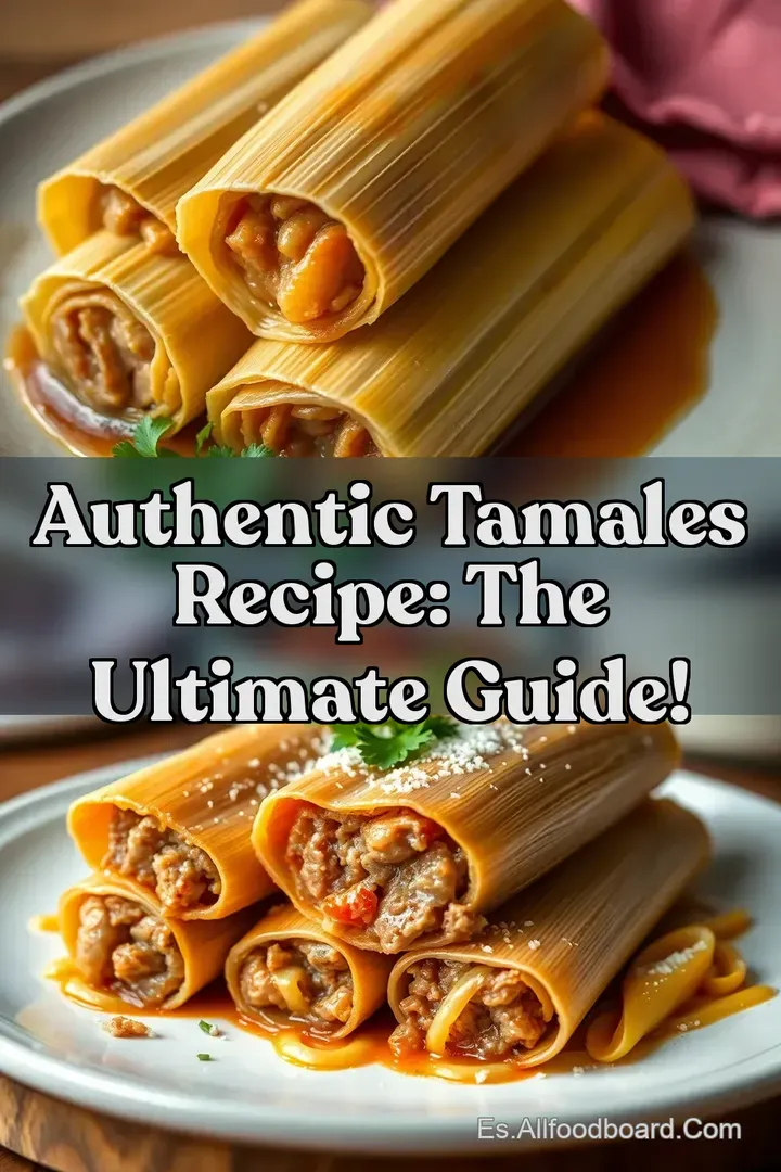 Authentic Tamales Recipe: The Ultimate Guide!