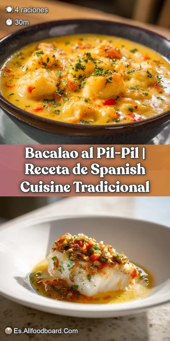 Close-up of tender cod fillets, shimmering in rich olive oil with tiny red chili slivers scattered.