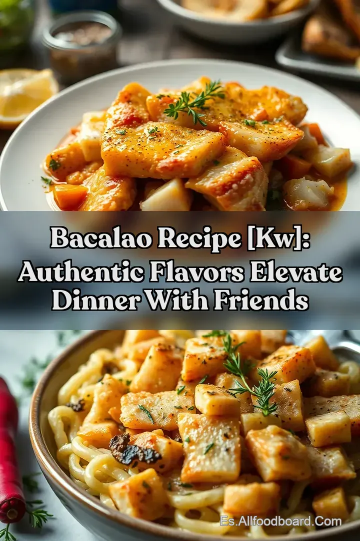 Bacalao Recipe [kw]: Authentic Flavors Elevate Dinner With Friends