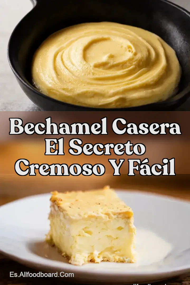 Bechamel Casera El Secreto Cremoso y F&aacute;cil