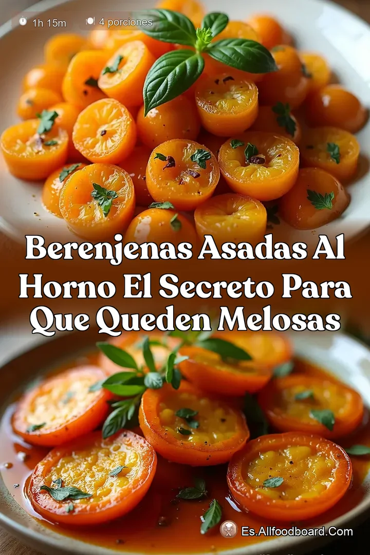 Berenjenas Asadas al Horno El Secreto para que Queden Melosas