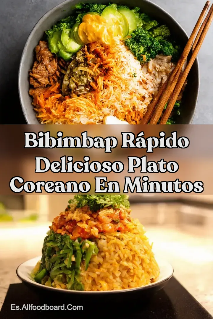 Bibimbap R&aacute;pido Delicioso Plato Coreano en Minutos
