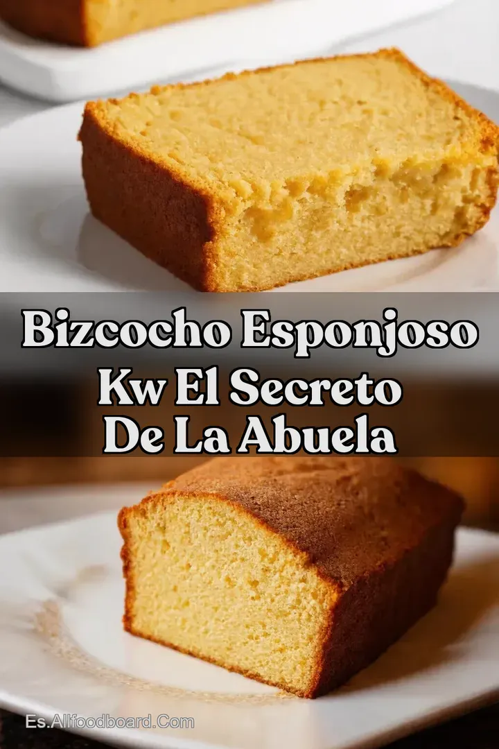 Bizcocho Esponjoso kw El Secreto de la Abuela