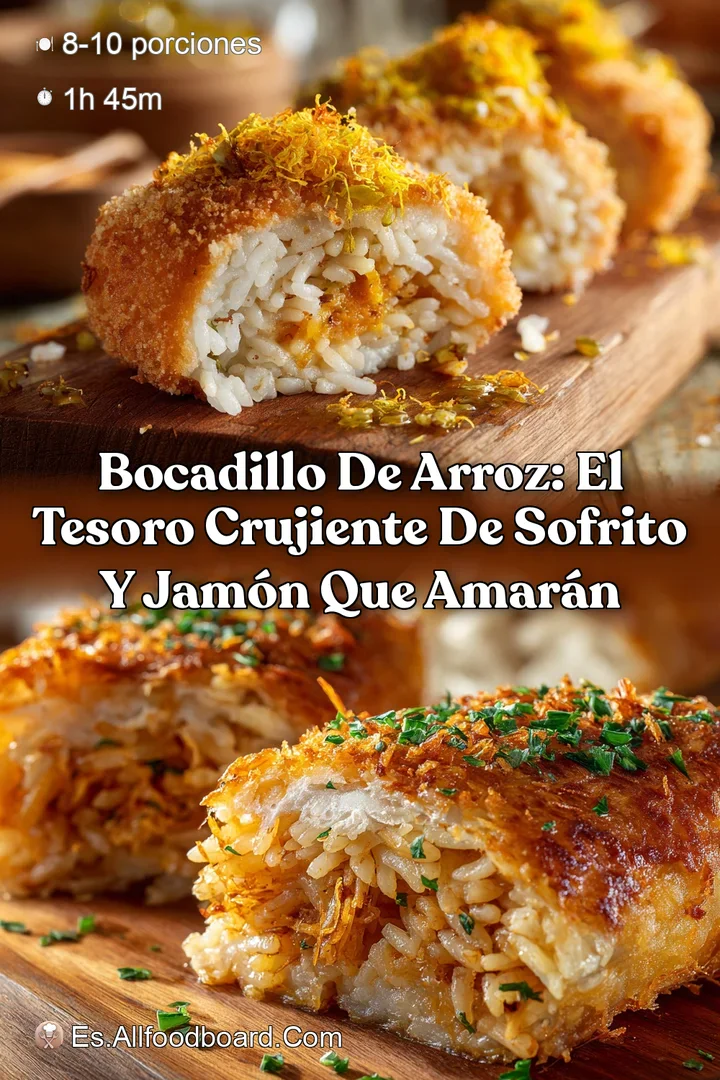 Bocadillo de Arroz: El Tesoro Crujiente de Sofrito y Jam&oacute;n que Amar&aacute;n