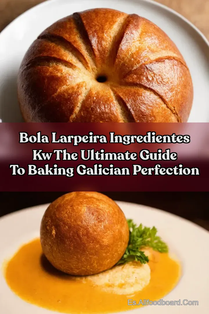 Bola Larpeira Ingredientes kw The Ultimate Guide to Baking Galician Perfection