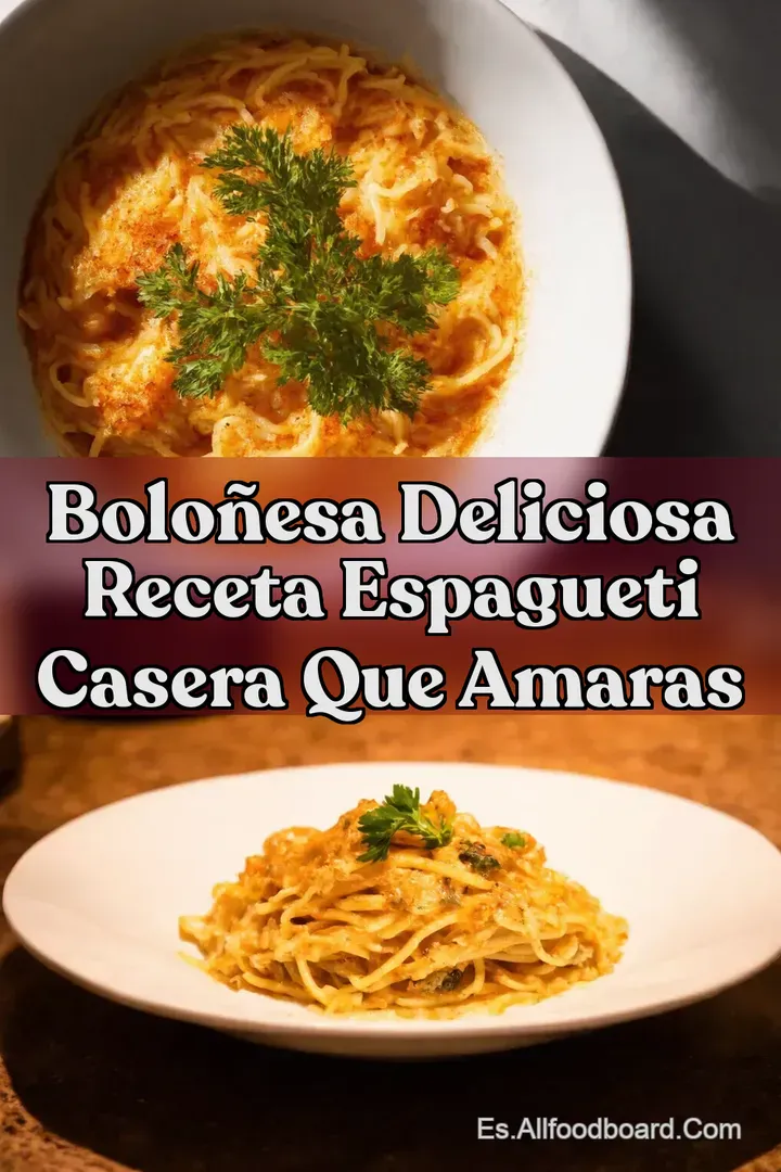Bolo&ntilde;esa Deliciosa Receta Espagueti Casera Que Amaras