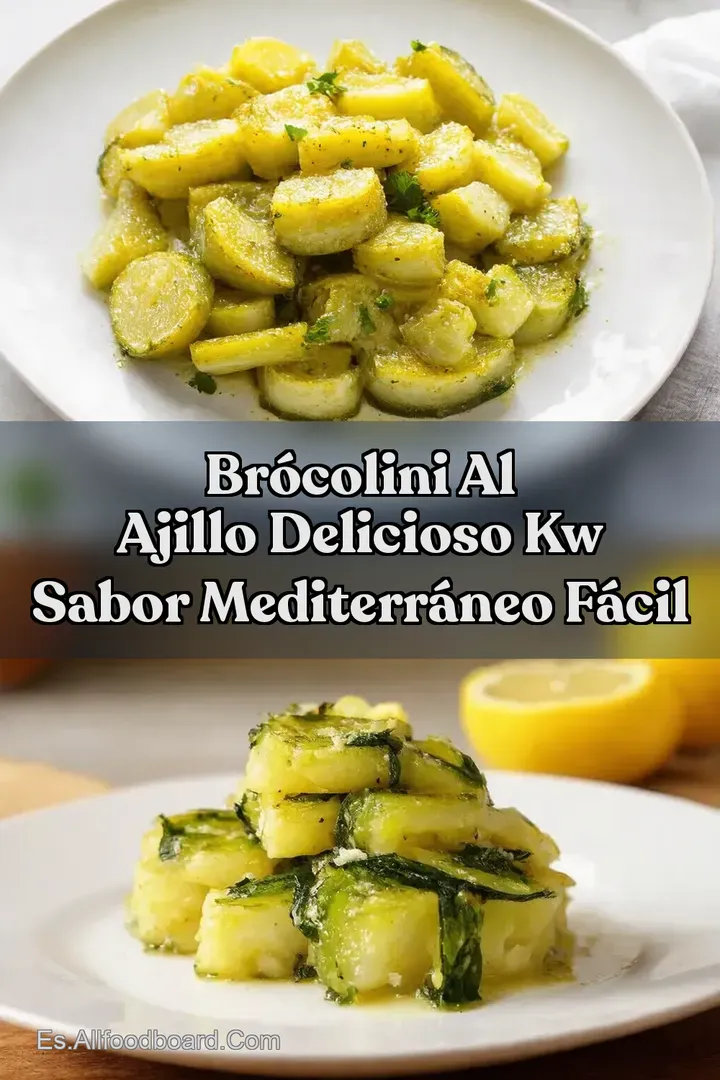 Br&oacute;colini al Ajillo Delicioso kw Sabor Mediterr&aacute;neo F&aacute;cil