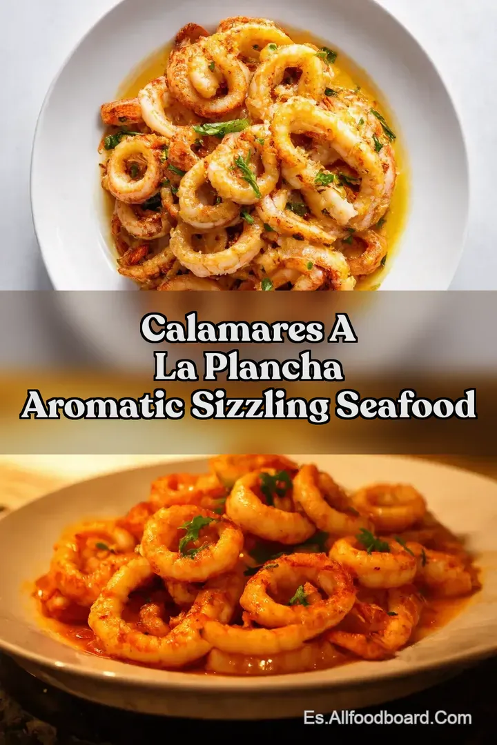 Calamares a la Plancha Aromatic Sizzling Seafood