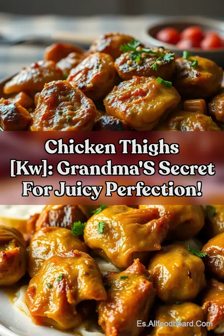 Chicken Thighs [kw]: Grandma s SECRET for Juicy Perfection!
