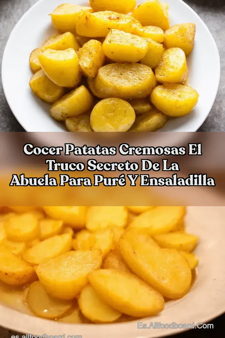 Cocer Patatas Cremosas El Truco Secreto de la Abuela para Pur&eacute; y Ensaladilla
