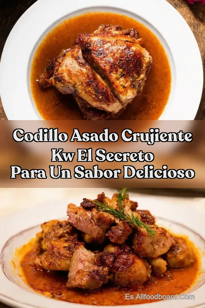 Codillo Asado Crujiente kw El Secreto Para Un Sabor Delicioso