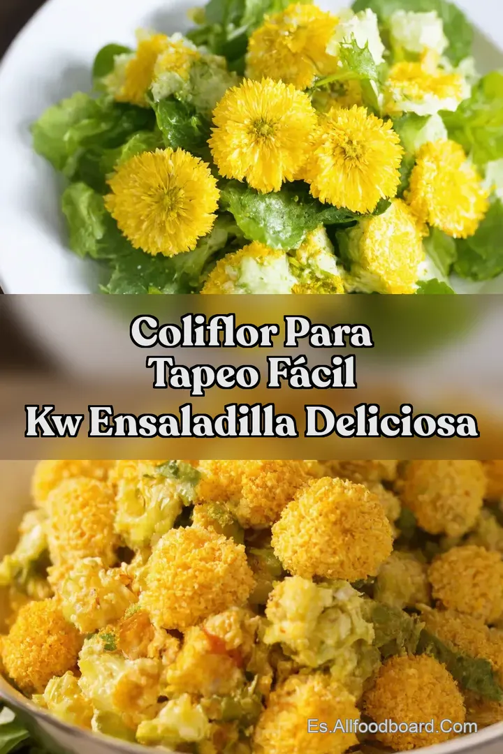 Coliflor para tapeo f&aacute;cil kw Ensaladilla Deliciosa