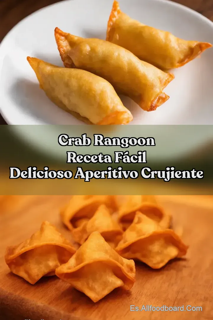 Crab Rangoon Receta F&aacute;cil Delicioso Aperitivo Crujiente