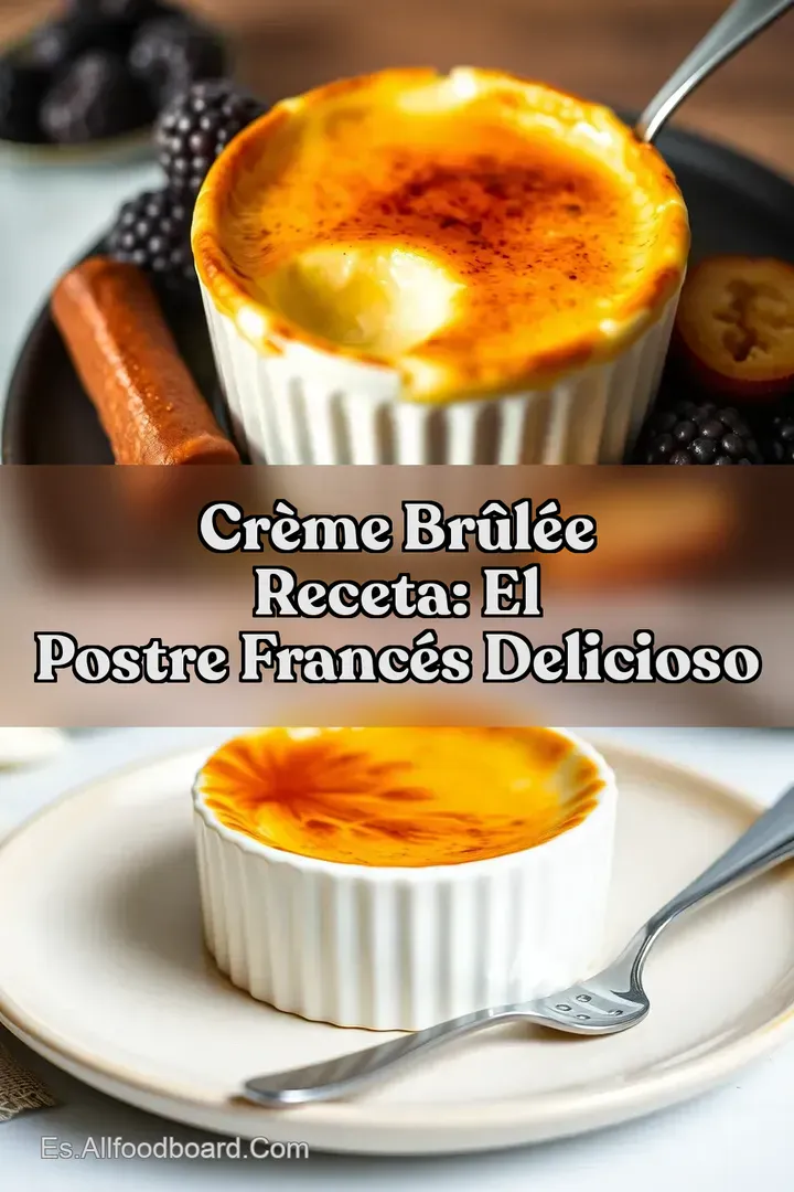 Cr&egrave;me Br&ucirc;l&eacute;e Receta: El Postre Franc&eacute;s Delicioso