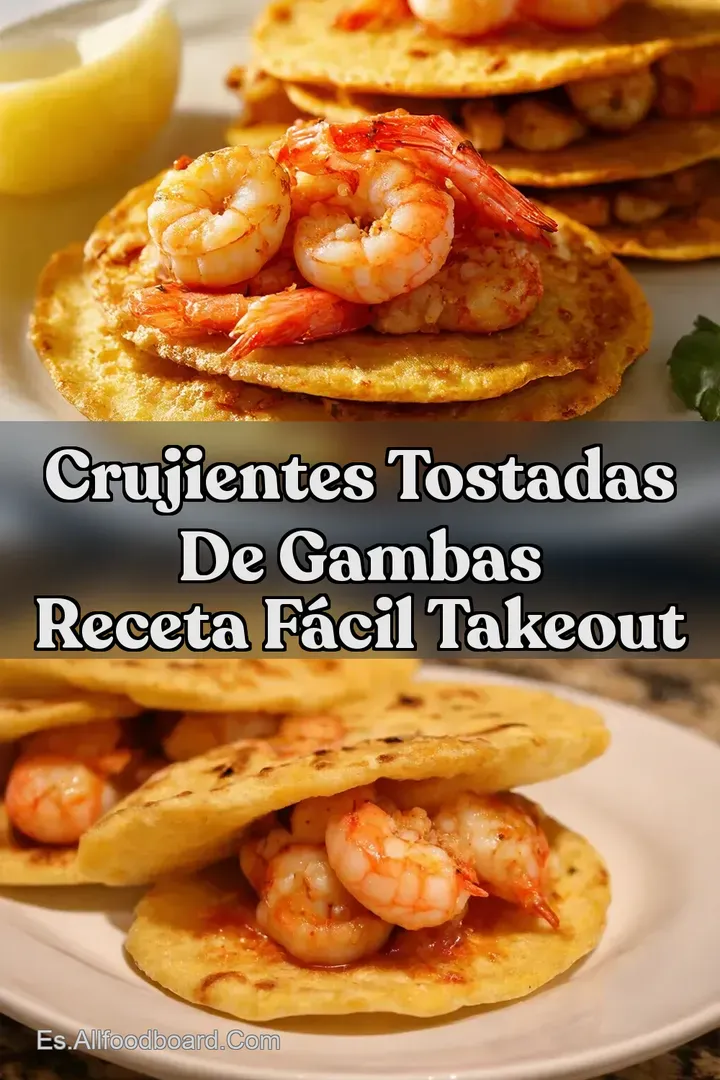 Crujientes Tostadas de Gambas Receta F&aacute;cil Takeout
