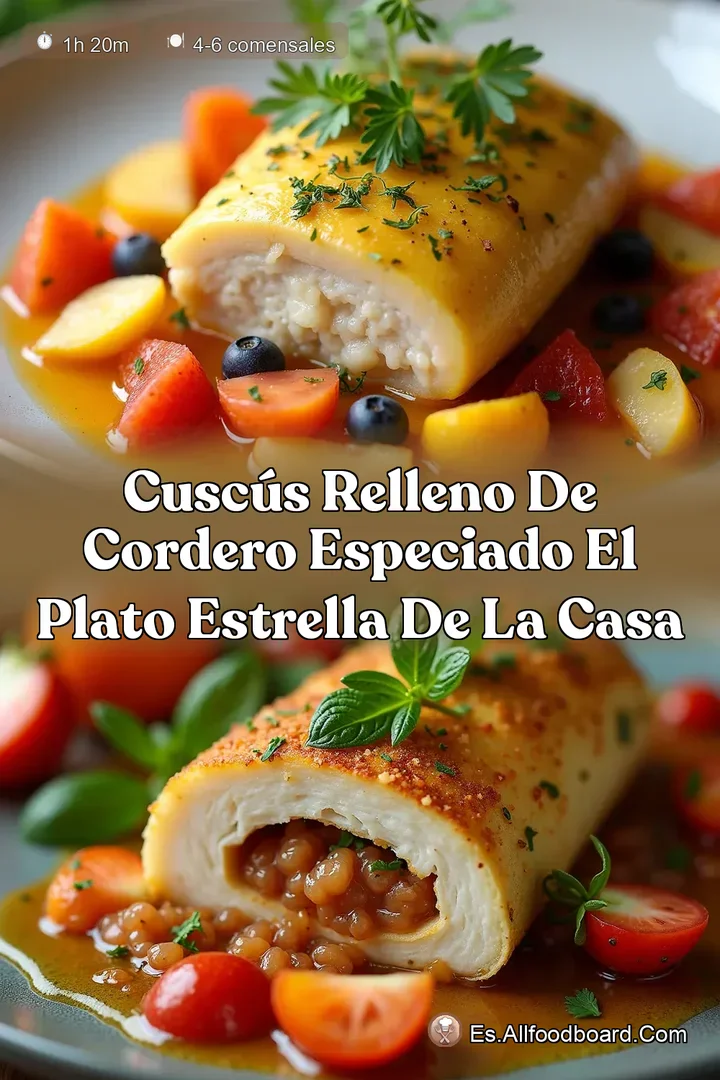 Cusc&uacute;s Relleno de Cordero Especiado El Plato Estrella de la Casa