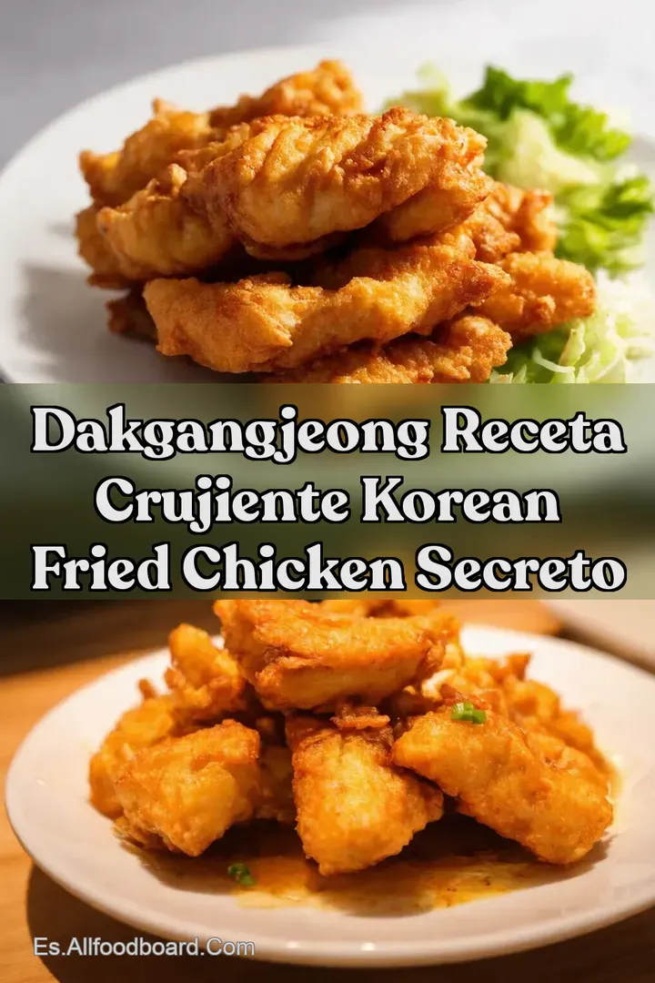 Dakgangjeong Receta Crujiente Korean Fried Chicken Secreto
