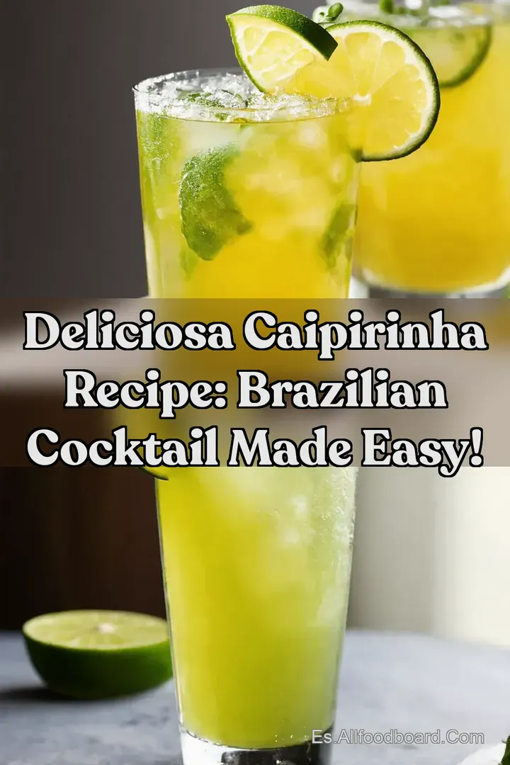 Deliciosa Caipirinha Recipe: Brazilian Cocktail Made Easy!