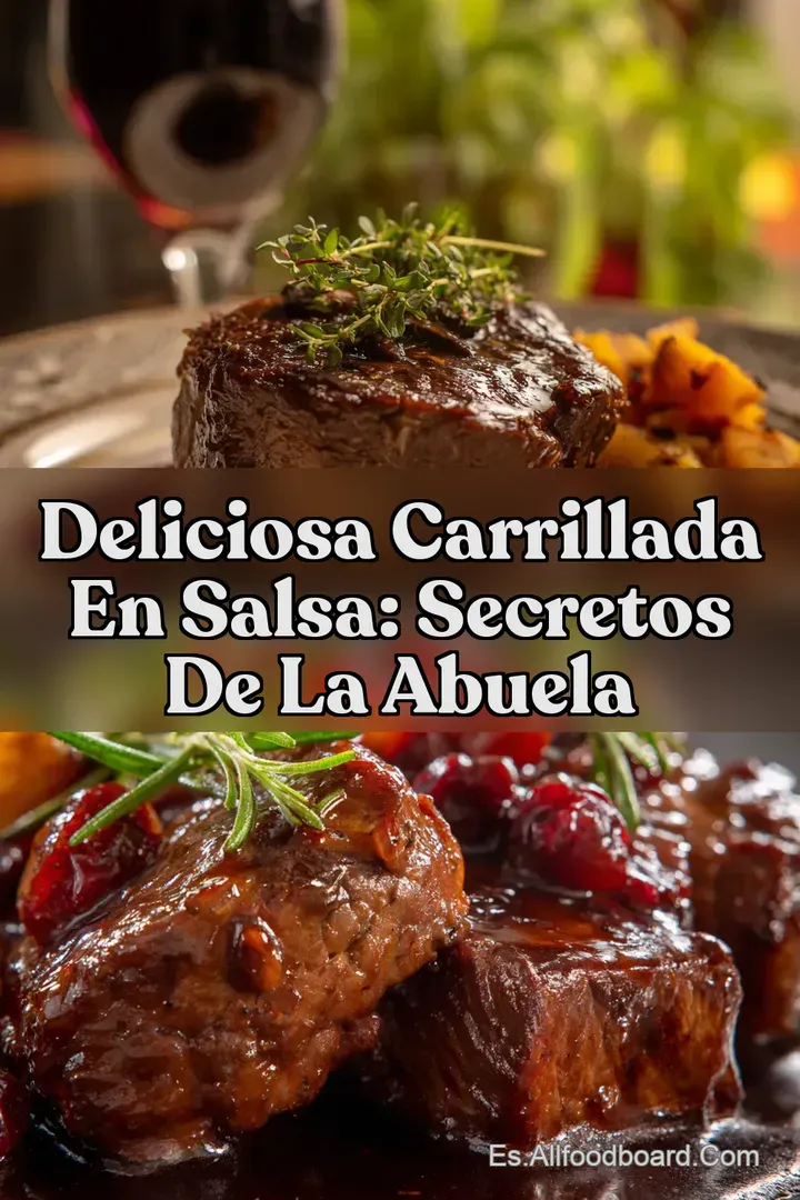 Deliciosa Carrillada en Salsa: Secretos de la Abuela