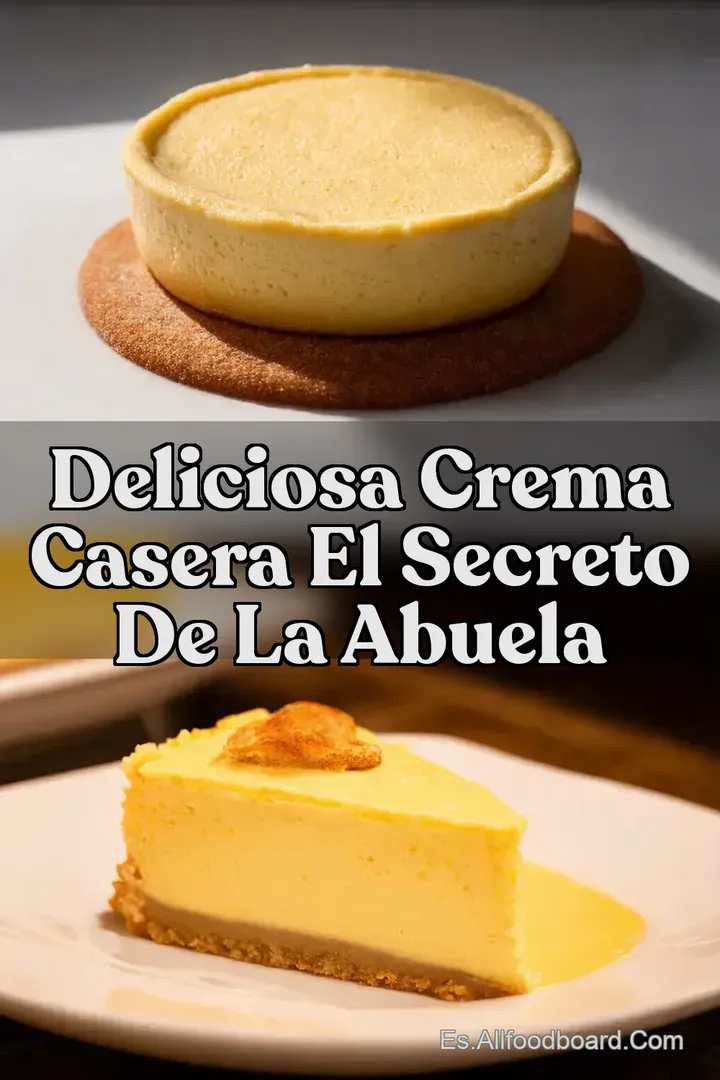 Deliciosa Crema Casera El Secreto de la Abuela