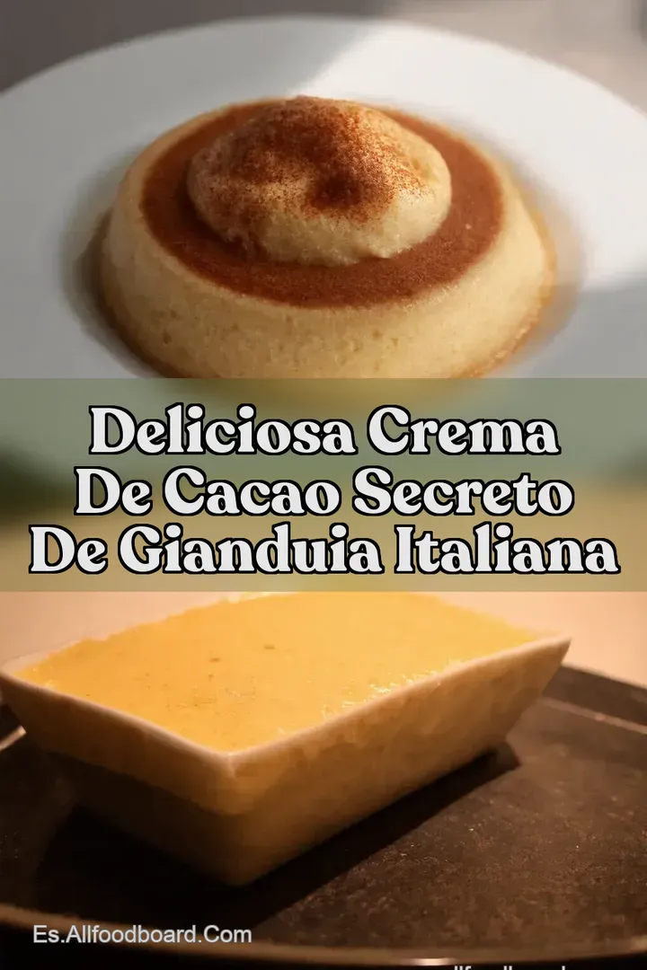 Deliciosa Crema de Cacao Secreto de Gianduia Italiana