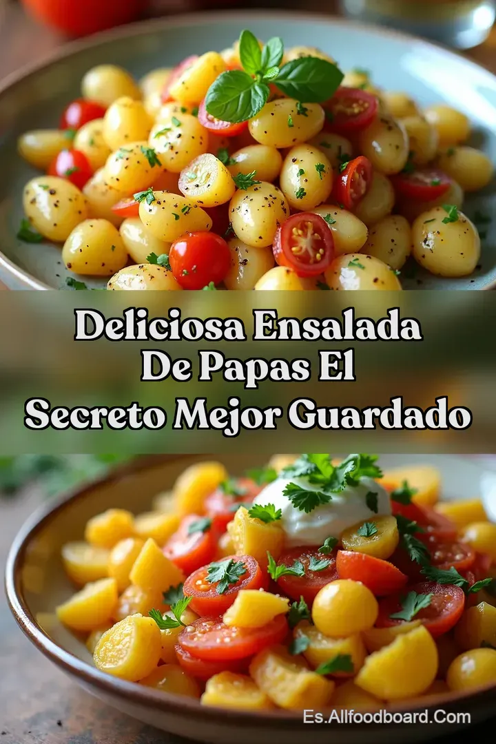Deliciosa Ensalada De Papas El Secreto Mejor Guardado