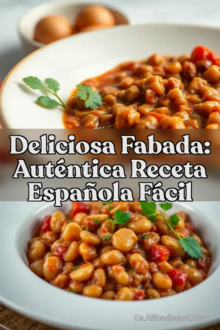 Deliciosa Fabada: Aut&eacute;ntica Receta Espa&ntilde;ola F&Aacute;CIL
