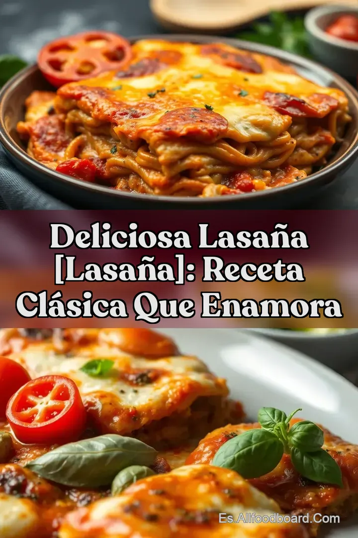 Deliciosa Lasa&ntilde;a [lasa&ntilde;a]: Receta Cl&aacute;sica que Enamora
