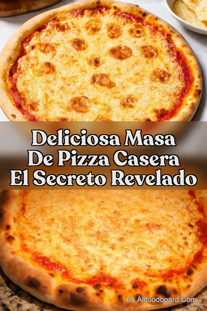 Deliciosa Masa de Pizza Casera El Secreto Revelado