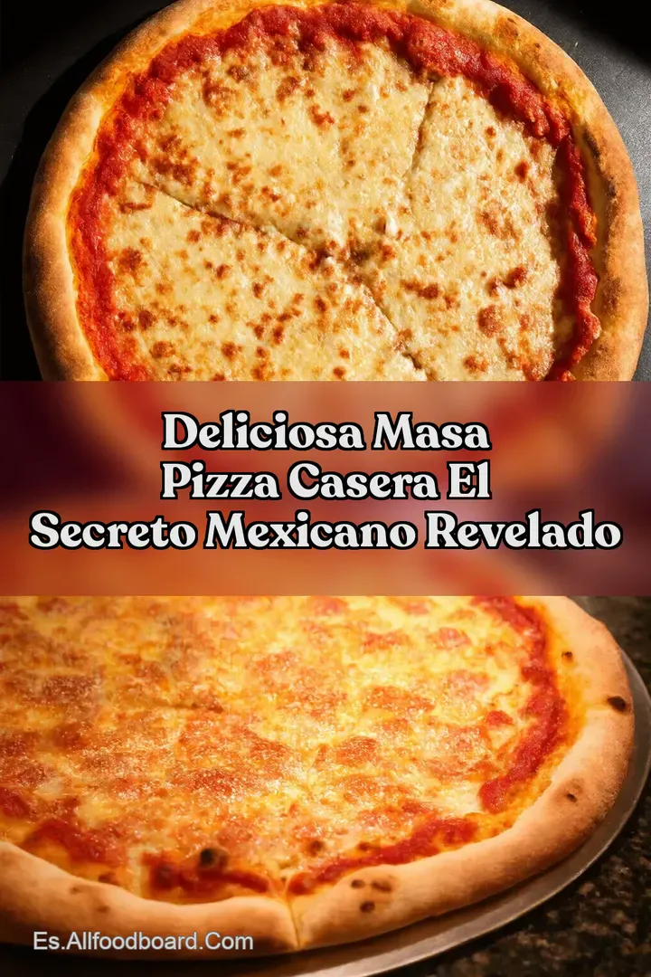 Deliciosa Masa Pizza Casera El Secreto Mexicano Revelado