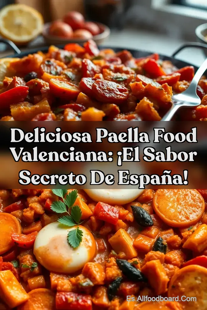 Deliciosa Paella Food Valenciana: &iexcl;El Sabor Secreto de Espa&ntilde;a!