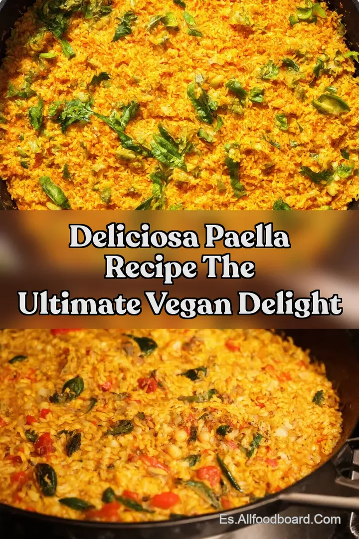 Deliciosa Paella Recipe The Ultimate Vegan Delight