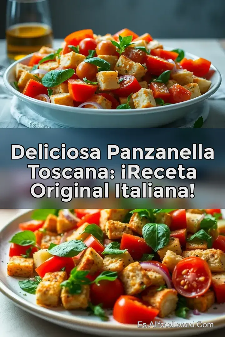 Deliciosa Panzanella Toscana: &iexcl;Receta Original Italiana!