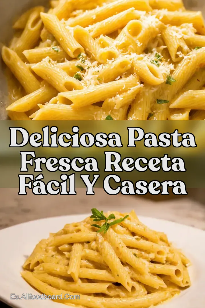 Deliciosa Pasta Fresca Receta F&aacute;cil y Casera