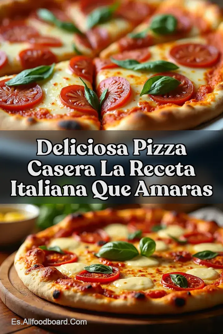 Deliciosa PIZZA CASERA La Receta Italiana Que Amaras