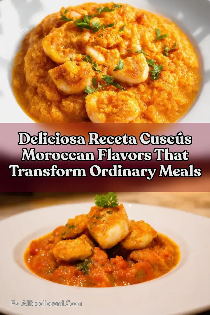 Deliciosa Receta Cusc&uacute;s Moroccan Flavors That Transform Ordinary Meals
