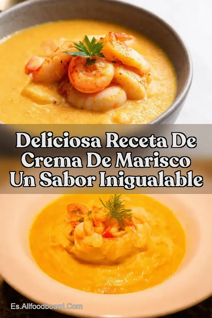 Deliciosa Receta de Crema de Marisco Un Sabor Inigualable