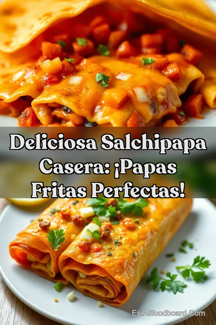Deliciosa Salchipapa Casera: &iexcl;Papas Fritas Perfectas!