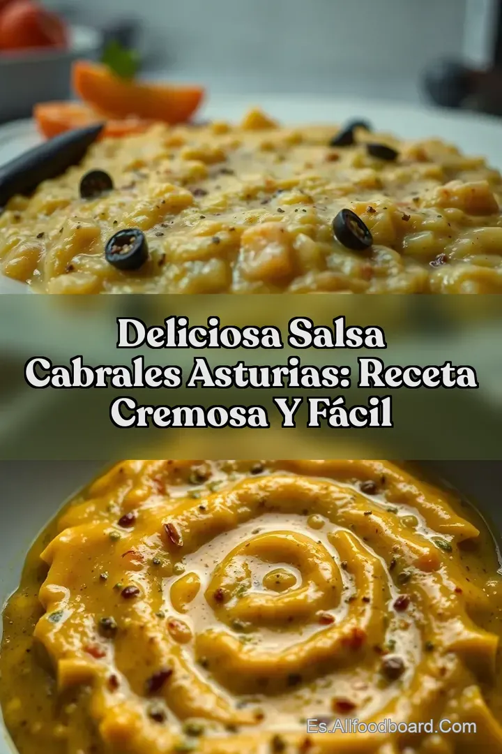 Deliciosa Salsa Cabrales Asturias: Receta Cremosa y F&aacute;cil