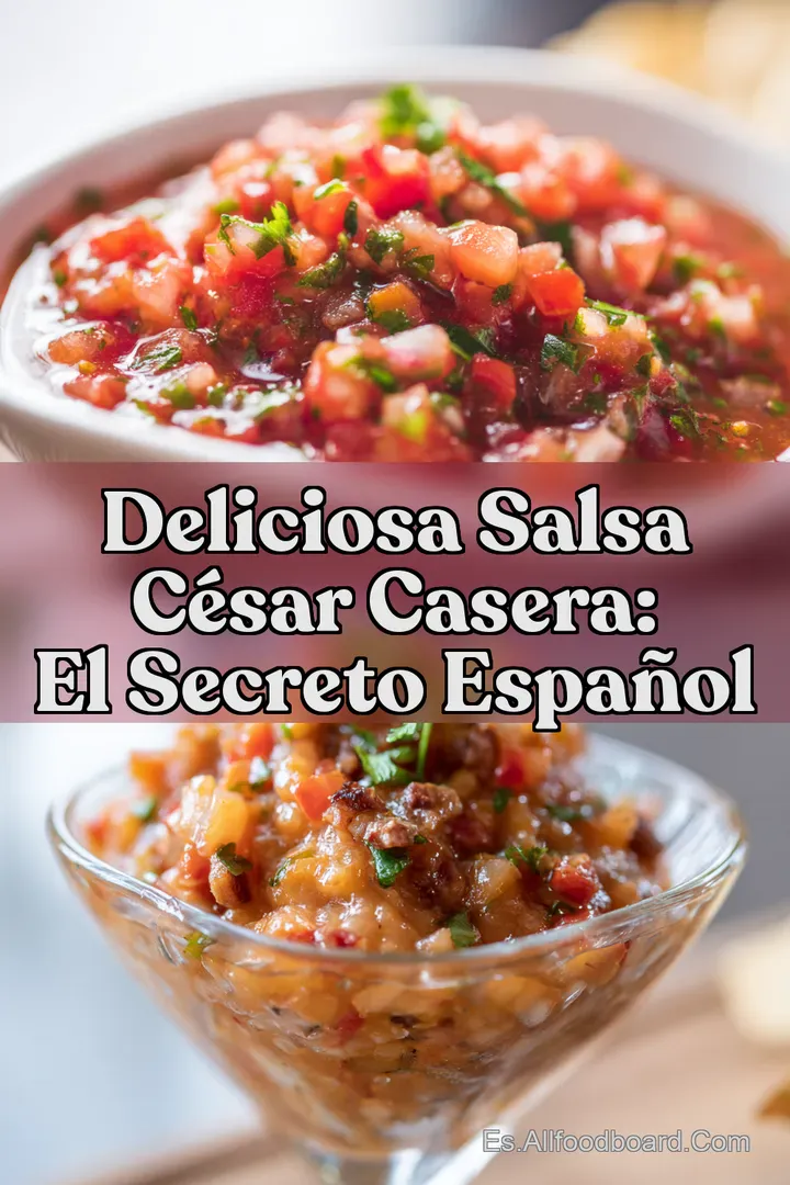 Deliciosa Salsa C&eacute;sar Casera: El Secreto Espa&ntilde;ol