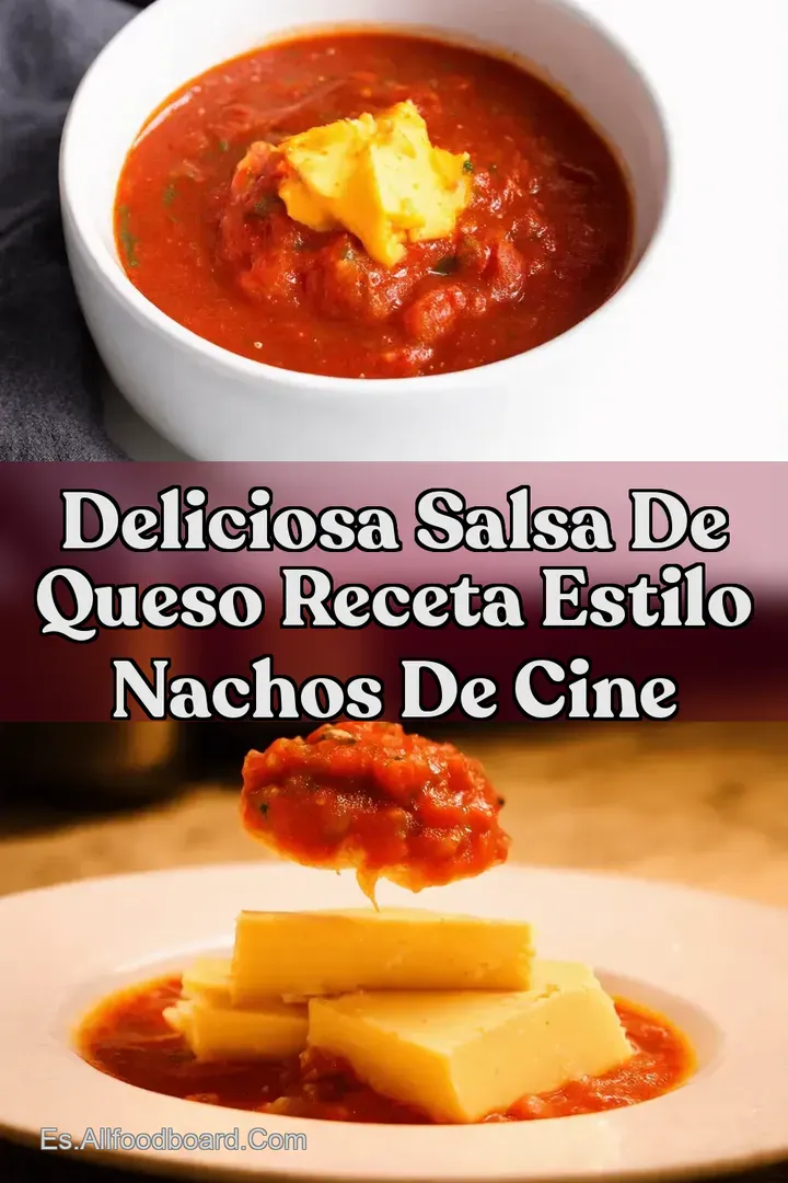Deliciosa Salsa de Queso Receta Estilo Nachos de Cine
