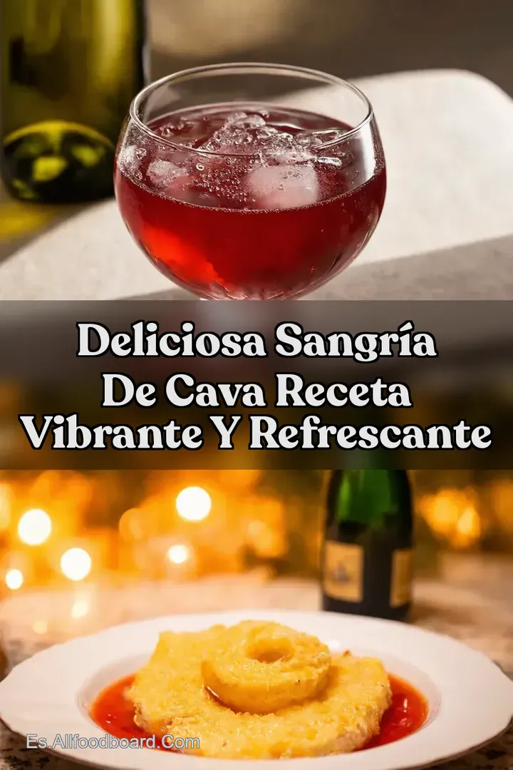 Deliciosa Sangr&iacute;a De Cava Receta Vibrante y Refrescante