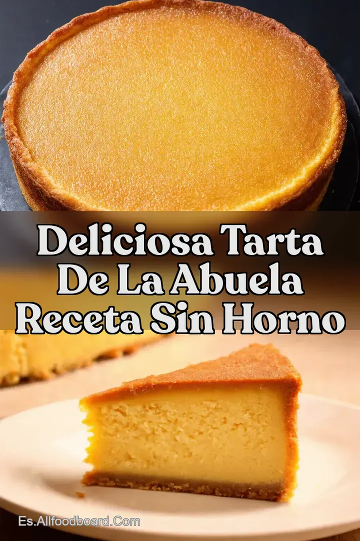 Deliciosa Tarta de la Abuela Receta Sin Horno